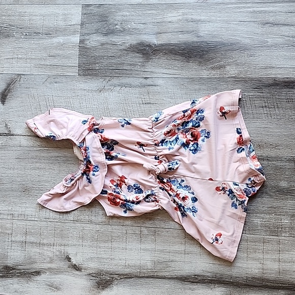 Heart & Arrow - girls 2t - floral romper - Picture 1 of 1